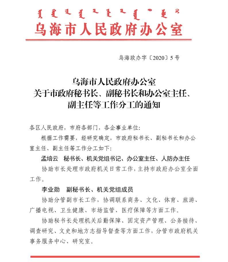 乌海市档案局人事任命启动，档案事业迎新篇章